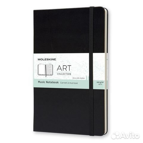 Блокнот Moleskine ART music notebook artqp081 А5