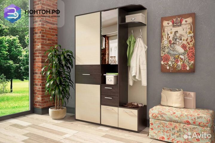 Прихожая Диана дуб феррара / дуб кремона