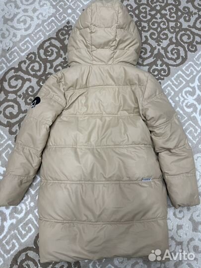 Пуховик для девочки 140