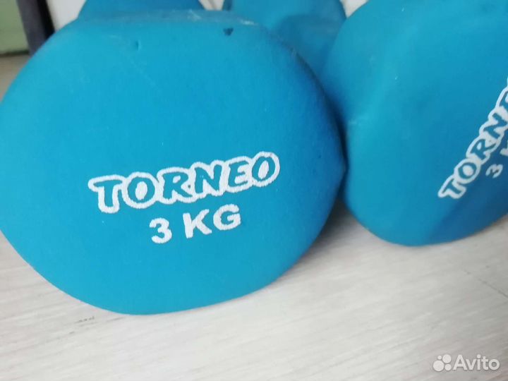 Гантели torneo 3кг