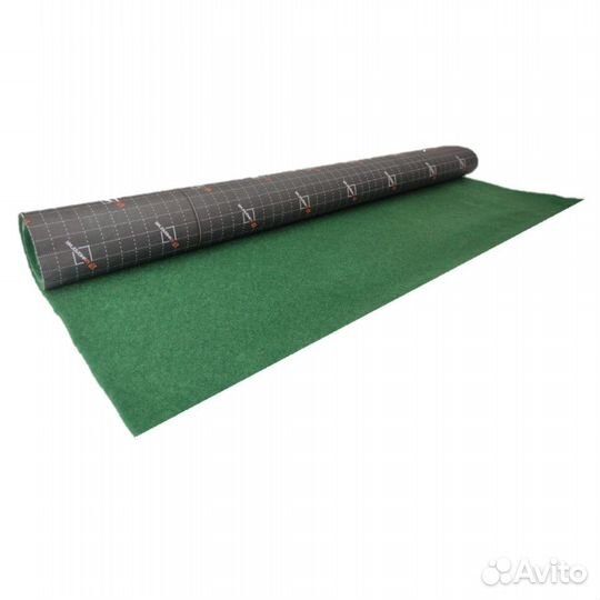 Зеленый самоклеящийся карпет узкий