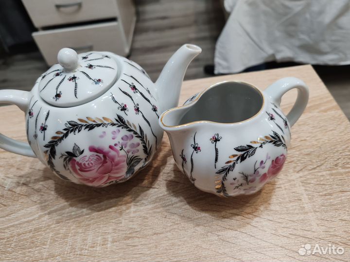 Заварочный чайник и соусник лфз СССР