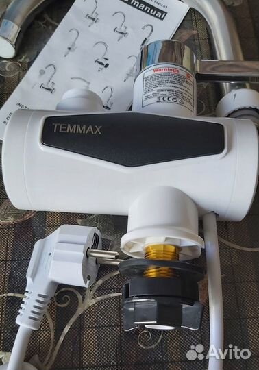 Кран водонагреватель проточный дисплей новый