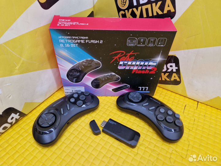 Kонсоль dexp RetroGame Flash 2 777игр И.10512