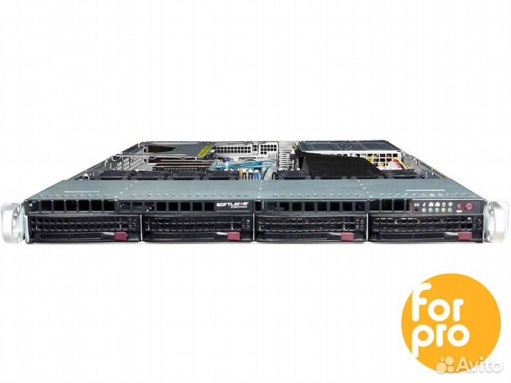 Supermicro 1U X11DPU 4LFF 2x6240LGold 64GB, SATA3