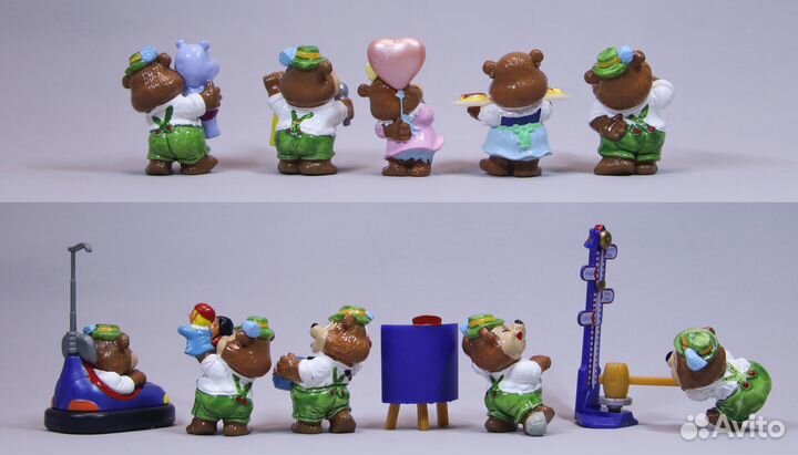 Медведи в Луна парке 1998 г. Киндер. Италия