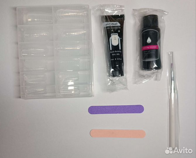 Набор для наращивания ногтей на верхние формы