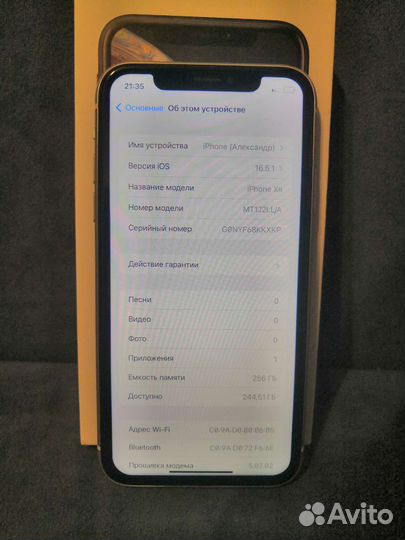 Телефон iPhone хр