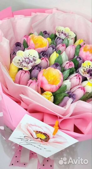 Съедобный букет, букет из зефира, сладкий букет