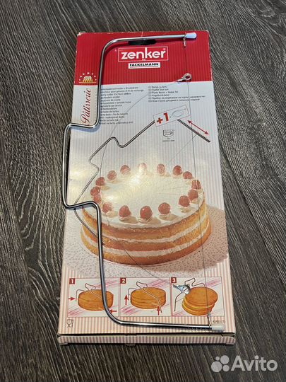 Нож-струна для нарезки бисквитов Fackelmann