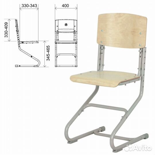 Комплект мебели Дэми. Парта и стул. сут.14