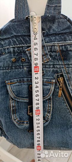 Рюкзак джинсовый