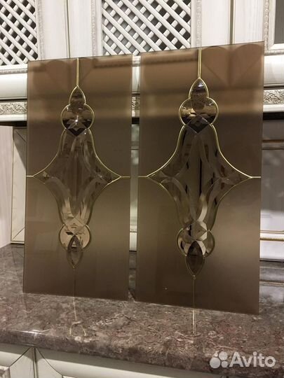 Стекло с фацетами