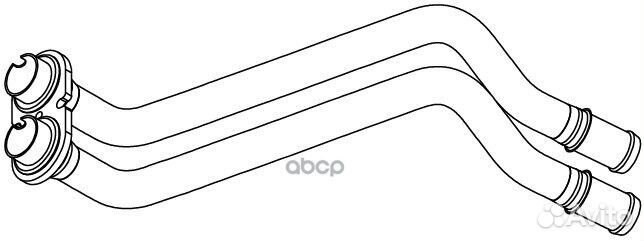 Патрубки рад. отоп. для а/м Лада Largus