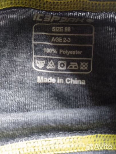 Термобелье icepeak 3-4 года