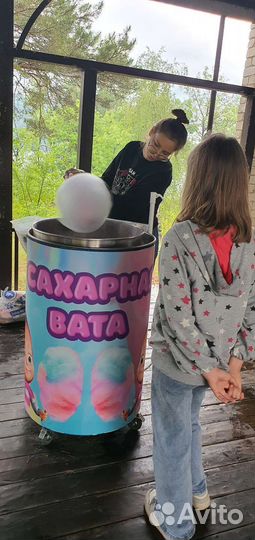 Сахарная вата на праздник