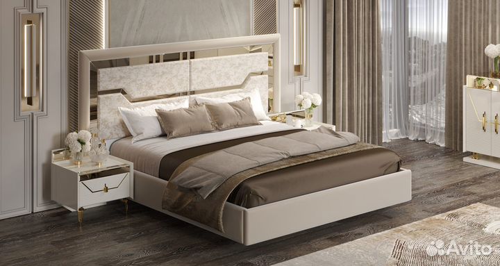 Кровать двухспальная 180 200 Стефани