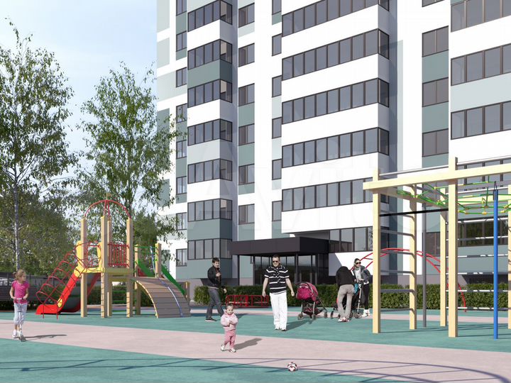 1-к. квартира, 40,3 м², 17/17 эт.