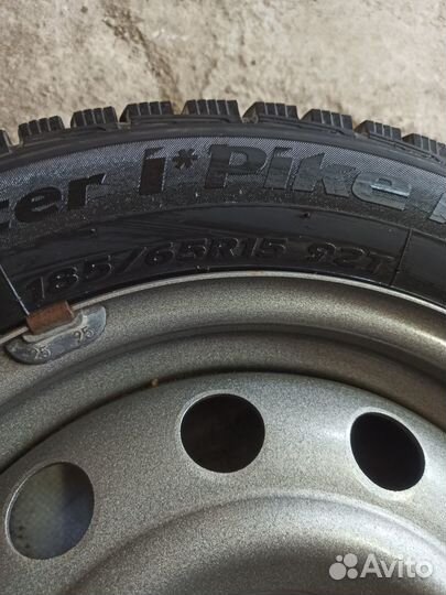 Комплект зимних колёс на Хёндай Солярис, киа Рио