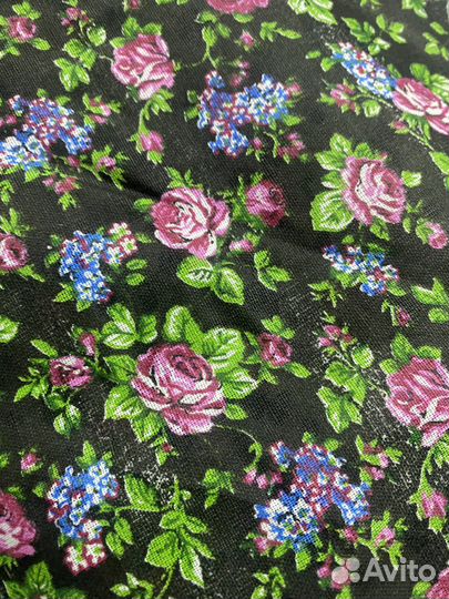 Ткань отрез хлопок СССР