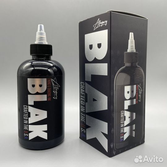 Краска для тату Allegory Black чёрная