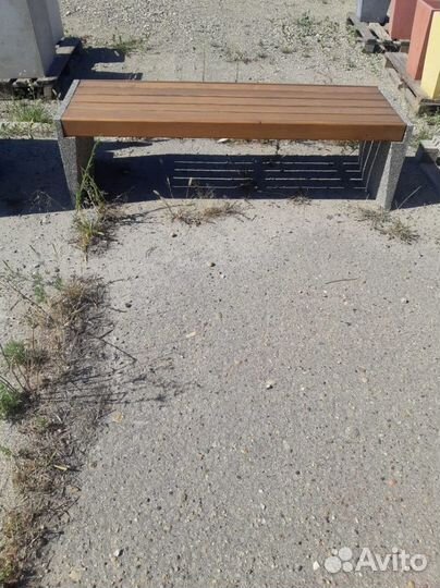 Лавочка из бетона в наличии и под заказ