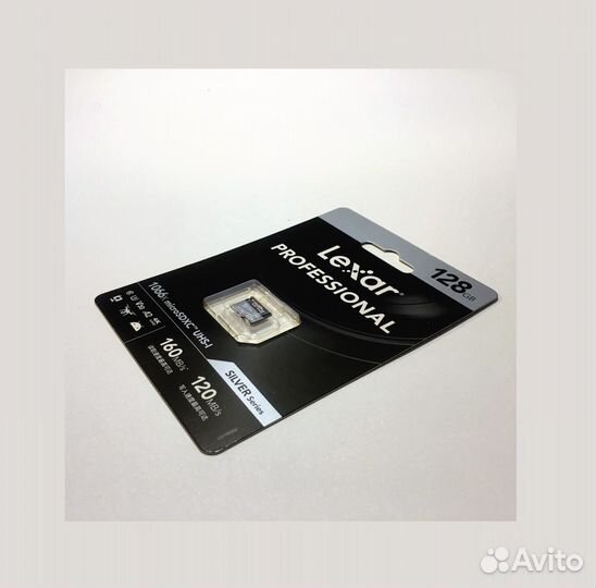 Скоростная карта памяти Lexar 128Gb Новая