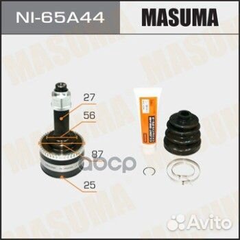 Шрус наружн.nissan primera 95-05 NI65A44 Masuma