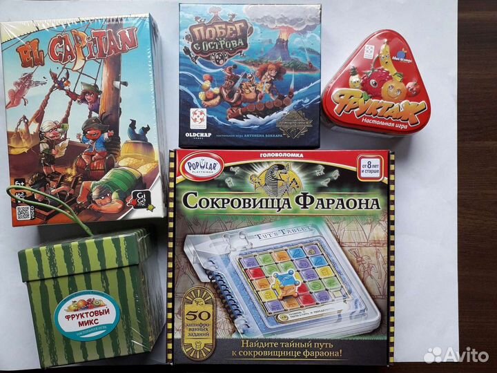 Настольные игры (новые, в фабричной упаковке)