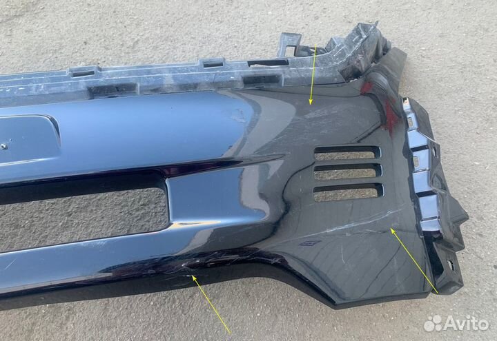 Накладка переднего бампера Outlander 3 (c 2018)