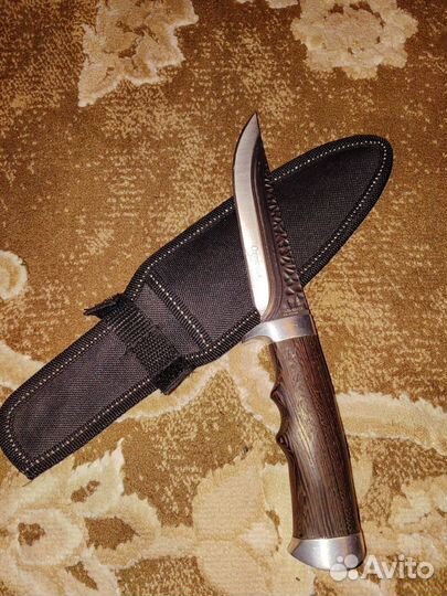 Нож охотничий Волк. Топорик разделочный малый