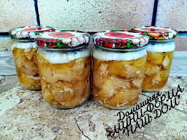 Домашняя тушёнка из молодого поросёночка