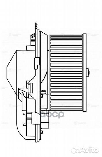 Мотор отопителя VAG A4/passat B5/superb +A/C 94