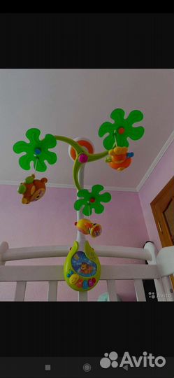 Мобиль на детскую кроватку (музыкальный)