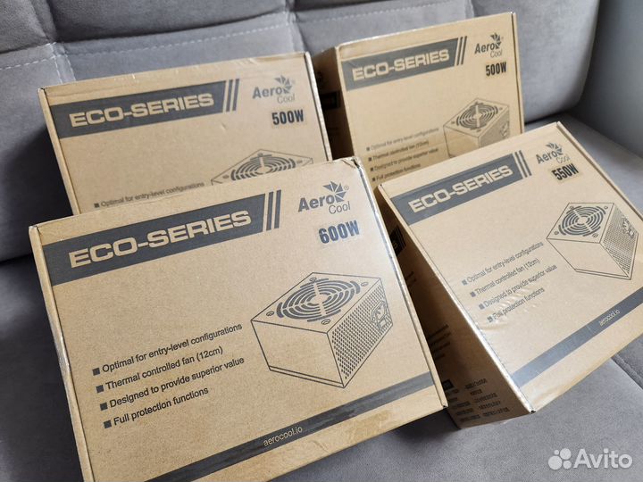 Новый блок питания 600w/550/500w/ Запечатанные