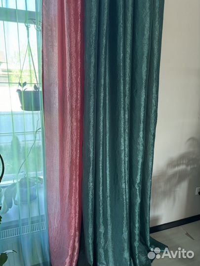 Шторы комплект в наличии 2 комплекта