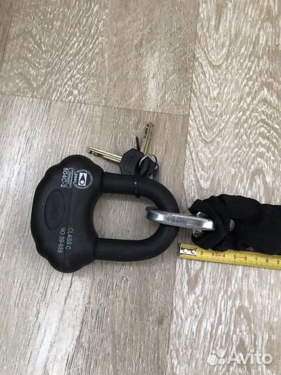 Цепь противоугонная с замком