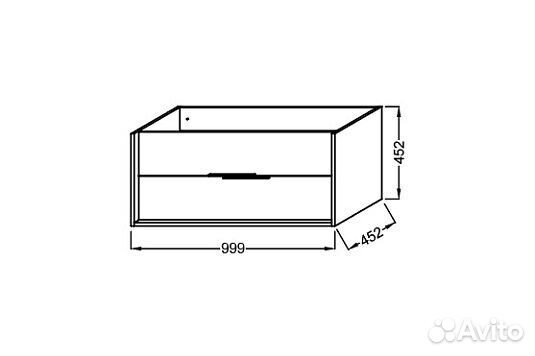 Тумба Jacob Delafon vivienne EB1668-J5-J5 белый