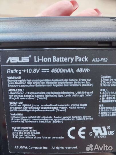 Ноутбук asus k40ab