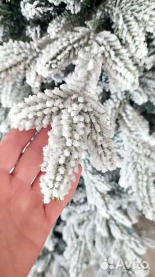 Ель заснеженная новогодняя искусственная литая