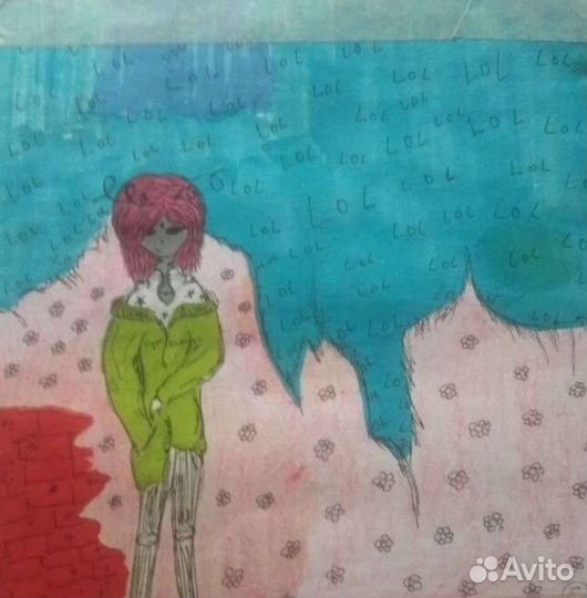 Скетчбук с рисунками