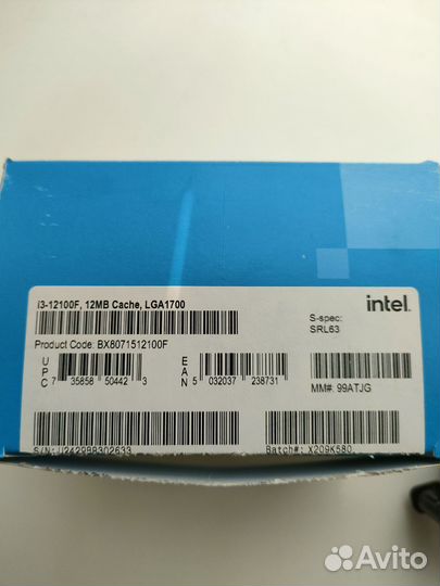 Процессор 12100f box