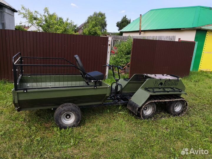 Мото буксировщик Бурлак-М гризли