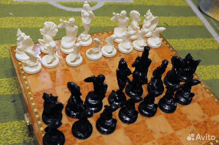 Шахматные фигуры Рыцари, Старая Русса, Морские