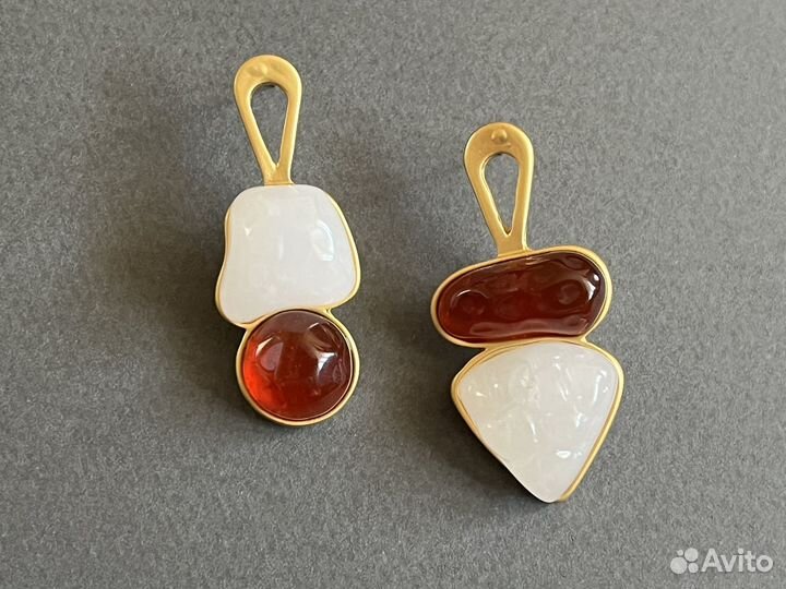 Серьги ассиметричные