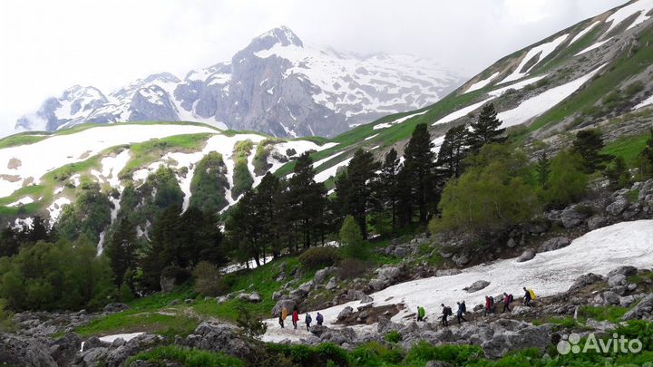 Через горы к морю, маршрут 30, тур в Адыгее