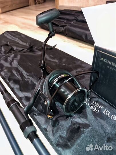 Карповое удилище Kaida noblest 3,9м с катушкой