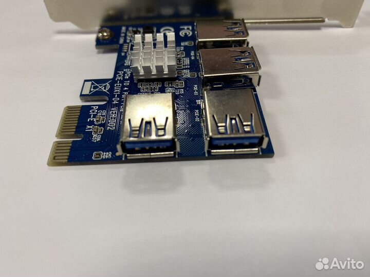 Контроллер PCI-E 4 Port USB 3.0