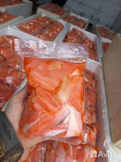 Брюшки семги свежемороженные