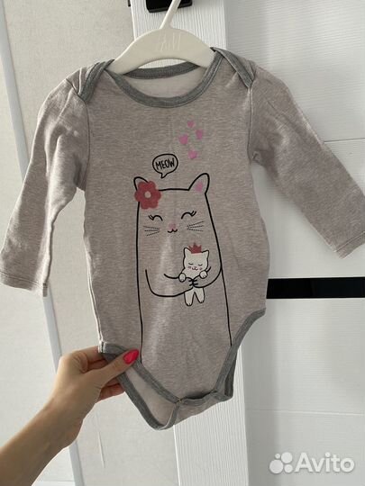 Боди для девочки 80 пакетом